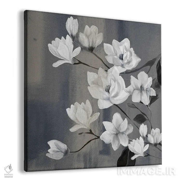 تابلو دکوراتیو شاخه های ماگنولیا II اثر کیمبرلی آلن - نمای پرسپکتیو محصول
