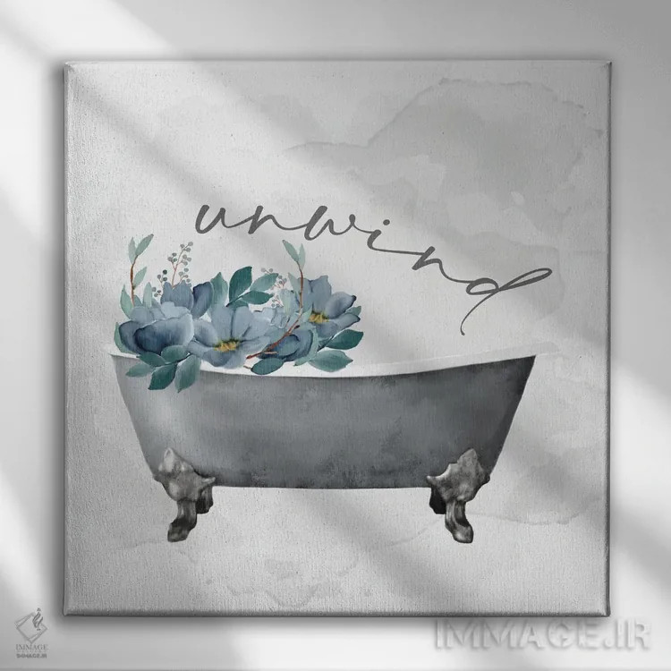 تابلو دکوراتیو بشوی خودت ۲ اثر کیمبرلی آلن - نمای روبهرو روی دیوار