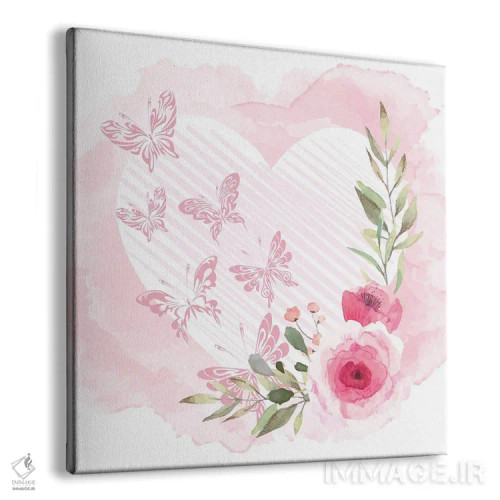 تابلو دکوراتیو پروانه های پاریس ۳ اثر کیمبرلی آلن - نمای پرسپکتیو محصول