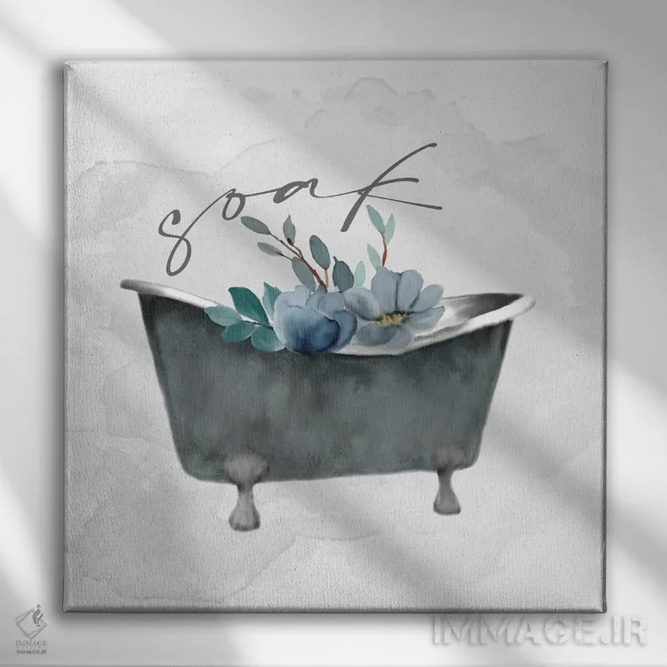 تابلو دکوراتیو بشوی خودت ۵ اثر کیمبرلی آلن - نمای روبهرو روی دیوار