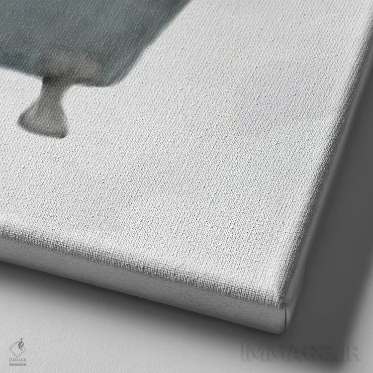 تابلو دکوراتیو بشوی خودت ۵ اثر کیمبرلی آلن - نمای نزدیک بافت بوم