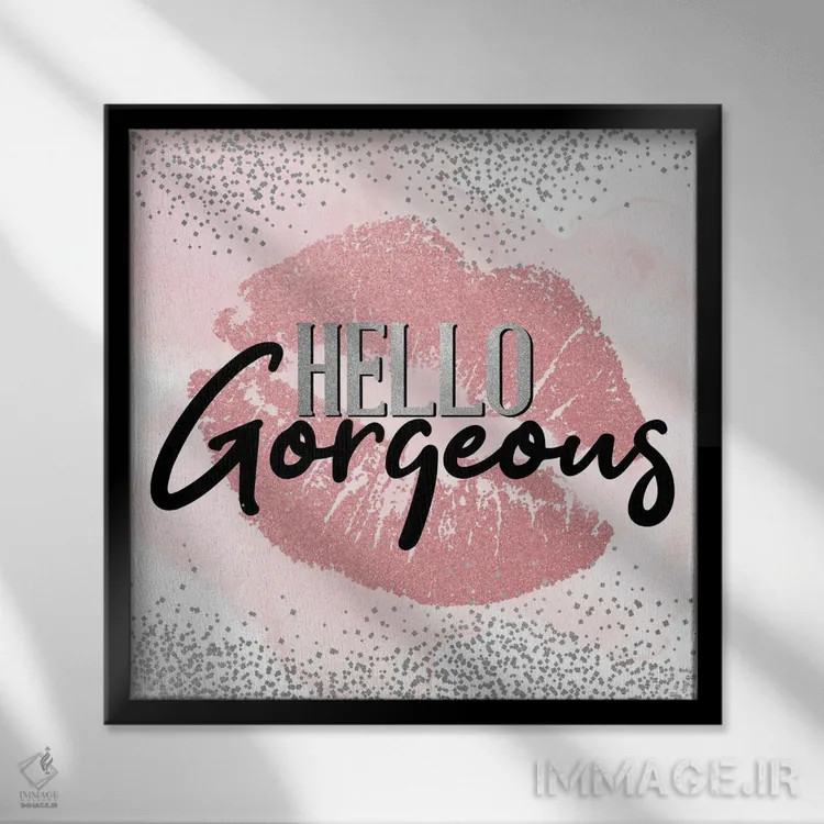 تابلو دکوراتیو واقعا خسته ۳ اثر کیمبرلی آلن - نمای قابدار مشکی