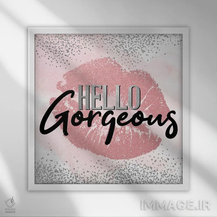 تابلو دکوراتیو واقعا خسته ۳ اثر کیمبرلی آلن - نمای قابدار سفید