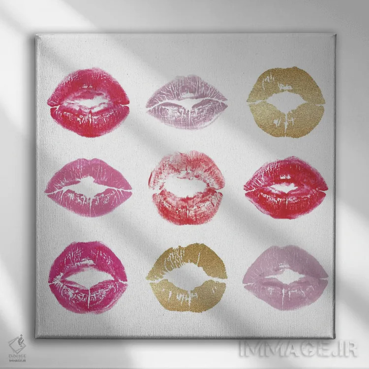 تابلو دکوراتیو درون او ۲ اثر کیمبرلی آلن - نمای روبهرو روی دیوار