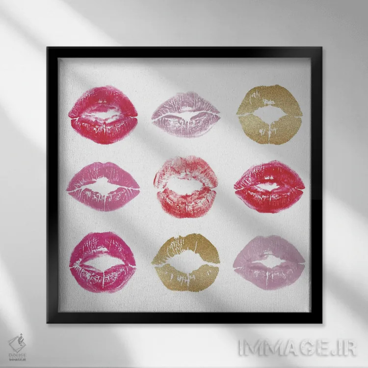 تابلو دکوراتیو درون او ۲ اثر کیمبرلی آلن - نمای قابدار مشکی