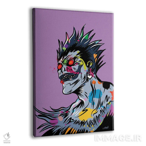 تابلو دکوراتیو دفتر مرگ گرافیتی اثر کریس ریچموند - نمای پرسپکتیو محصول