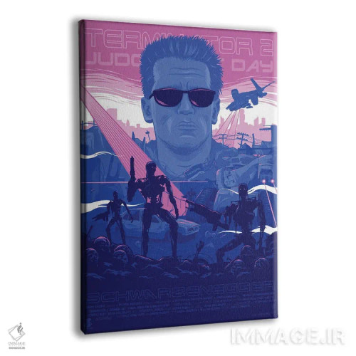 تابلو دکوراتیو ترمیناتور ۲ اثر کریس ریچموند - نمای پرسپکتیو محصول