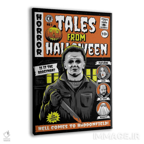 تابلو دکوراتیو هالووین اثر کریس ریچموند - نمای پرسپکتیو محصول