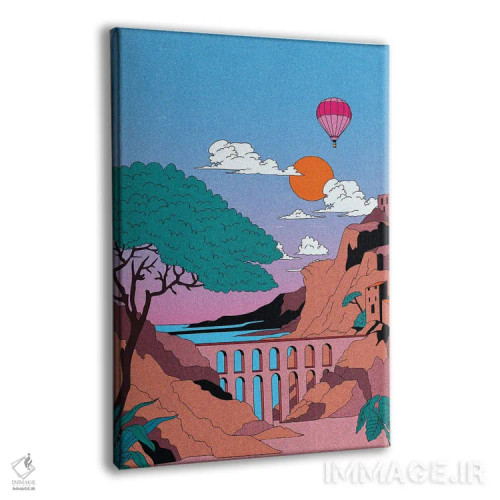 تابلو دکوراتیو در بیداری رویا دیدن اثر کازمو - نمای پرسپکتیو محصول