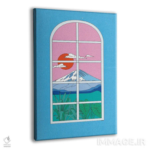 تابلو دکوراتیو پنجره اثر کازمو - نمای پرسپکتیو محصول