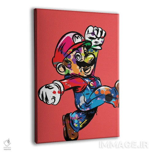 تابلو دکوراتیو ماریو گرافیتی اثر کریس ریچموند - نمای پرسپکتیو محصول