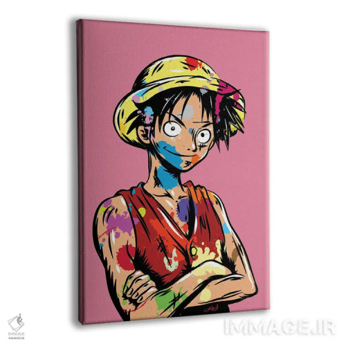 تابلو دکوراتیو وان پیس گرافیتی اثر کریس ریچموند - نمای پرسپکتیو محصول