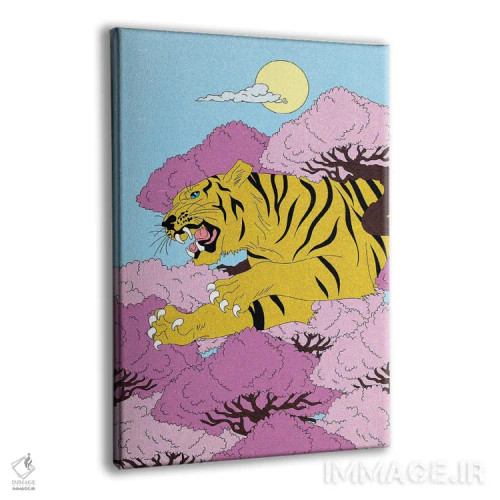 تابلو دکوراتیو Tiger,ببر، ببر اثر کازمو - نمای پرسپکتیو محصول