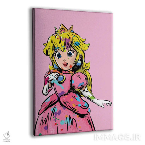 تابلو دکوراتیو پرنسس گرافیتی اثر کریس ریچموند - نمای پرسپکتیو محصول