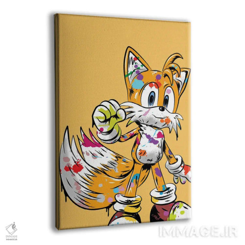 تابلو دکوراتیو تیلز گرافیتی اثر کریس ریچموند - نمای پرسپکتیو محصول