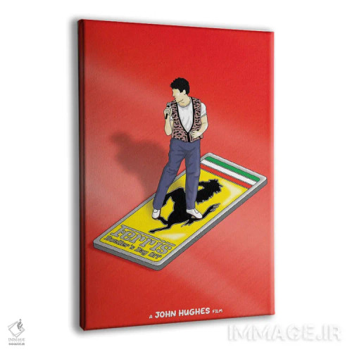 تابلو مینیمال فریس بولر اثر کریس ریچموند - نمای پرسپکتیو محصول