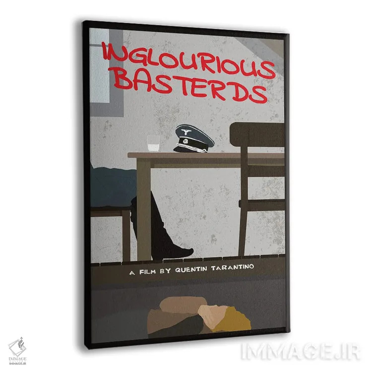 تابلو مینیمال حرامزاده های لعنتی اثر کریس ریچموند - نمای پرسپکتیو محصول