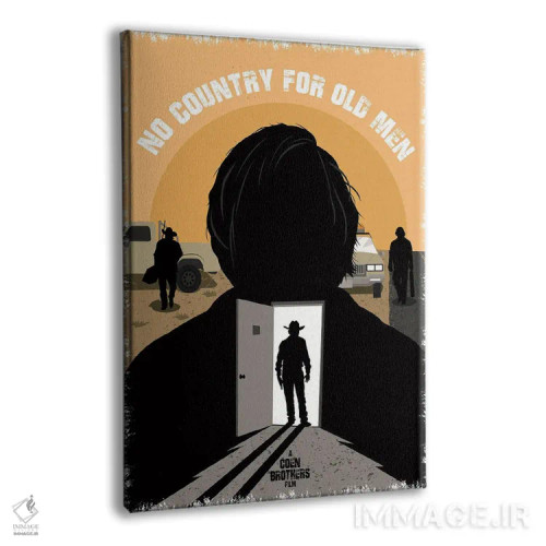 تابلو مینیمال جایی برای پیرمردها نیست اثر کریس ریچموند - نمای پرسپکتیو محصول