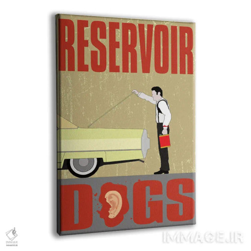 تابلو مینیمال سگ های انباری اثر کریس ریچموند - نمای پرسپکتیو محصول