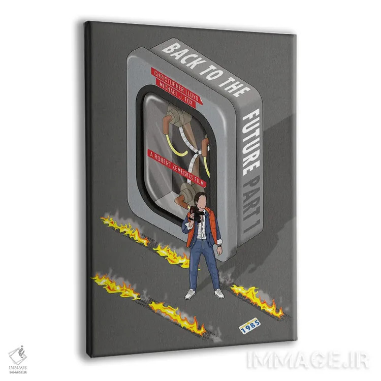تابلو دکوراتیو بازگشت به آینده اثر کریس ریچموند - نمای پرسپکتیو محصول