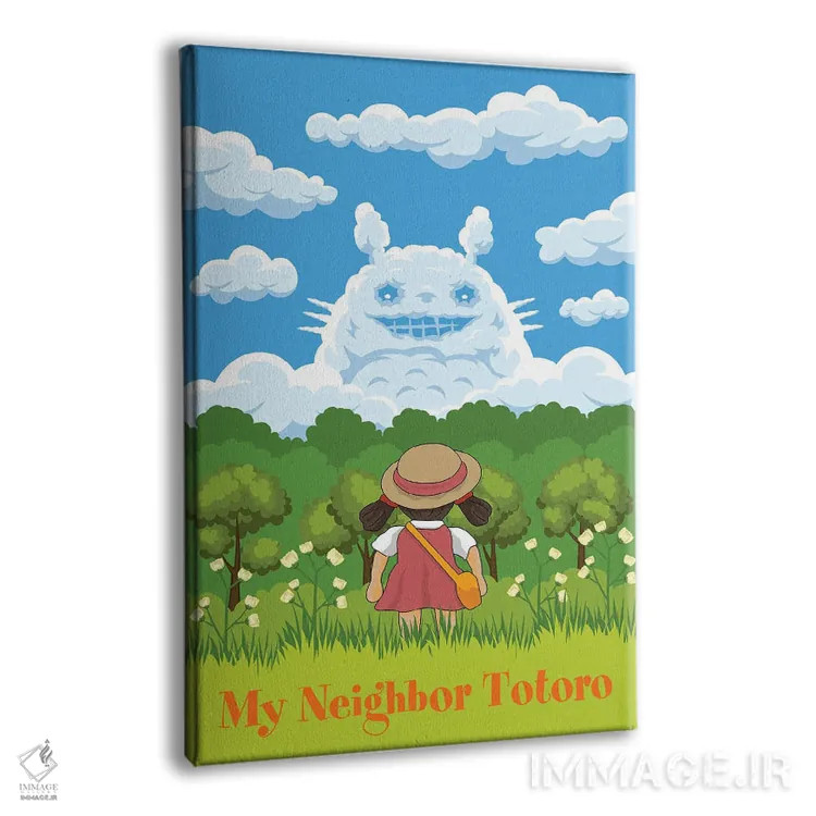 تابلو مینیمال توتورو اثر کریس ریچموند - نمای پرسپکتیو محصول