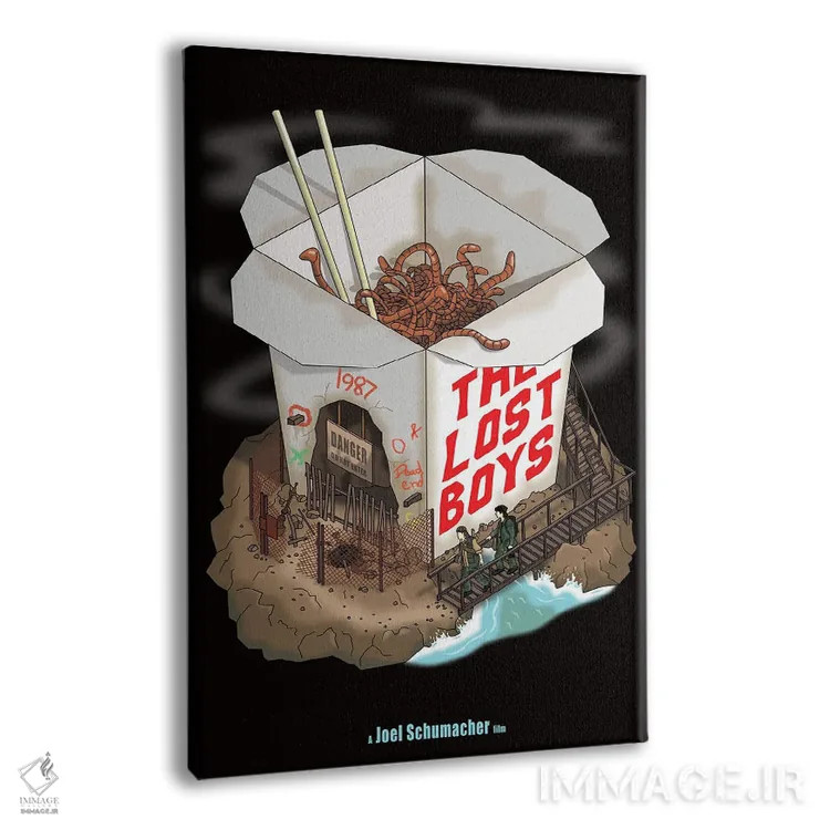 تابلو دکوراتیو پسران گمشده اثر کریس ریچموند - نمای پرسپکتیو محصول