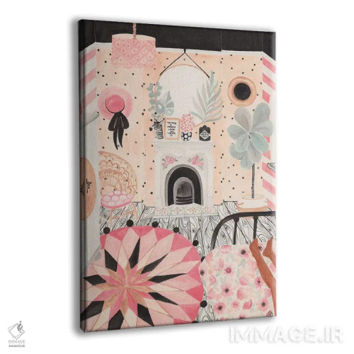 تابلو دکوراتیو زمان خواب اثر کریتینگ تارین - نمای پرسپکتیو محصول