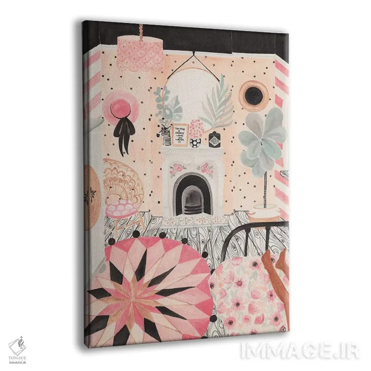 تابلو دکوراتیو زمان خواب اثر کریتینگ تارین - نمای پرسپکتیو محصول