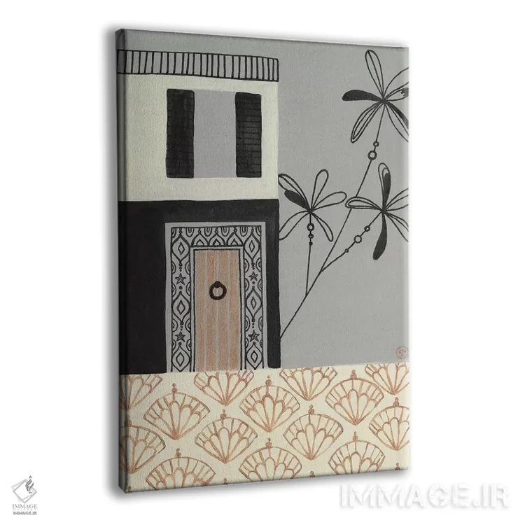 تابلو دکوراتیو خانه برزیلی اثر کریتینگ تارین - نمای پرسپکتیو محصول