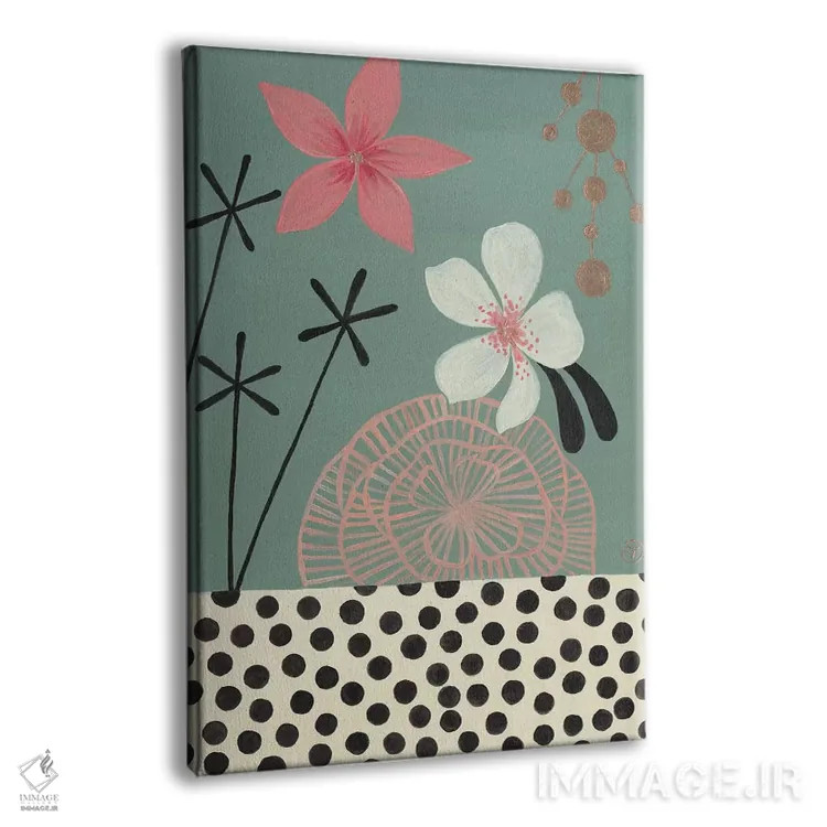 تابلو دکوراتیو مناطق گرمسیری سبز اثر کریتینگ تارین - نمای پرسپکتیو محصول