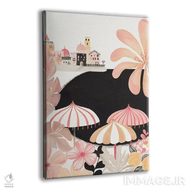 تابلو دکوراتیو ساحل آمالفی اثر کریتینگ تارین - نمای پرسپکتیو محصول