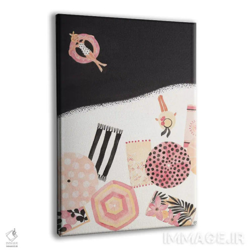 تابلو دکوراتیو زمان ساحل اثر کریتینگ تارین - نمای پرسپکتیو محصول