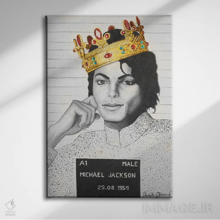 تابلو دکوراتیو مظنون به پیوستن به کهکشان خودش اثر کریستف استفان دوران - نمای روبهرو روی دیوار