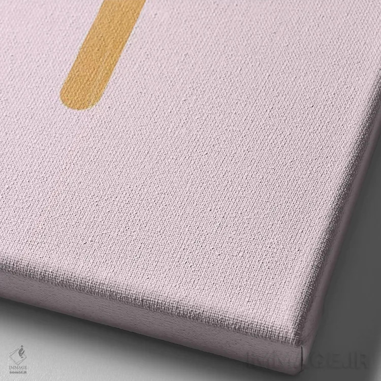 تابلو مینیمال بستنی یخی کهکشانی اثر امانوئلا کاراتونی - نمای نزدیک بافت بوم