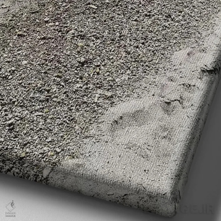 تابلو دکوراتیو فقط برو اثر امانوئلا کاراتونی - نمای نزدیک بافت بوم