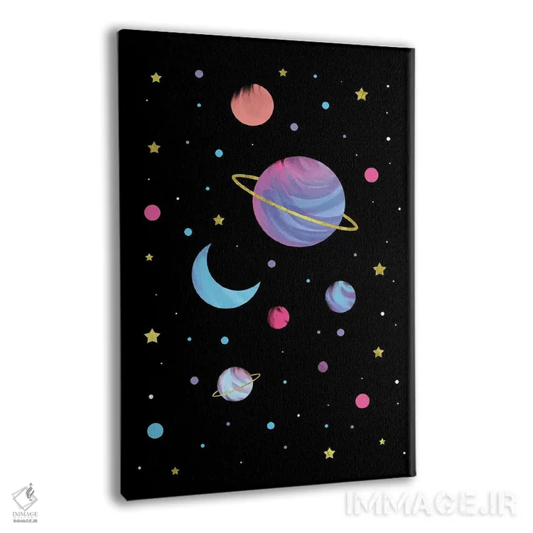 تابلو دکوراتیو جهان بزرگ اثر امانوئلا کاراتونی - نمای پرسپکتیو محصول