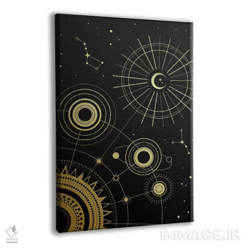 تابلو مدرن بی نهایت اثر امانوئلا کاراتونی - نمای پرسپکتیو محصول