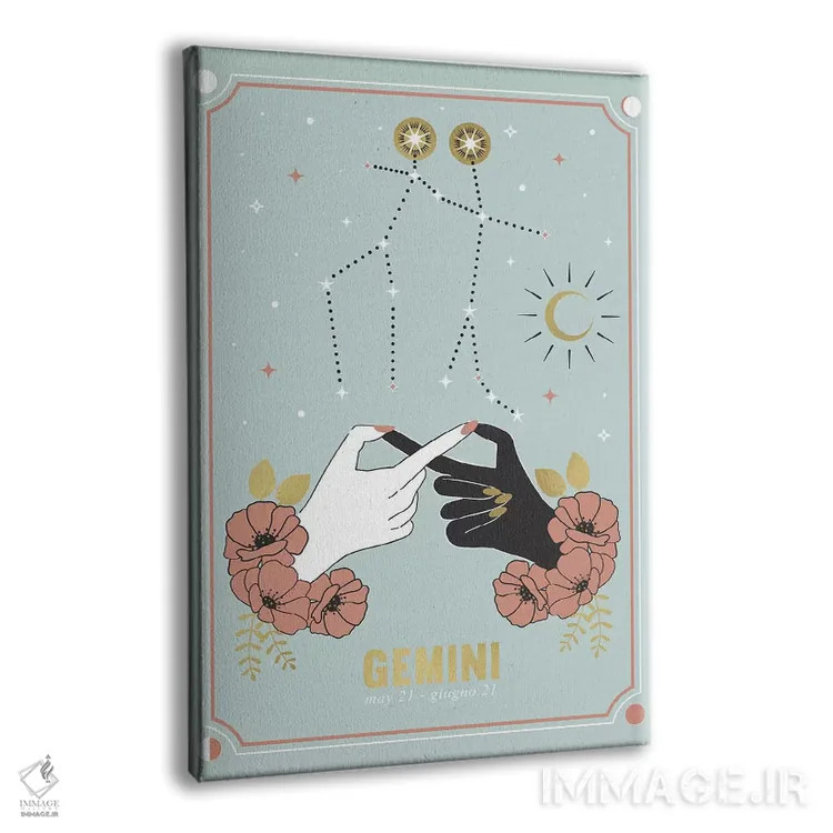 تابلو دکوراتیو دوپیکر اثر امانوئلا کاراتونی - نمای پرسپکتیو محصول