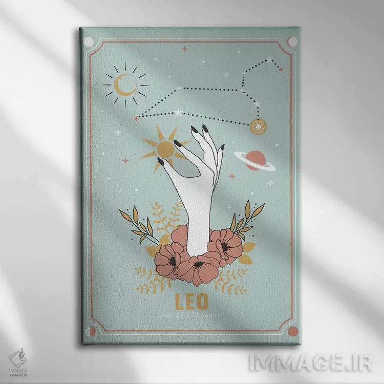 تابلو دکوراتیو برج اسد اثر امانوئلا کاراتونی - نمای روبهرو روی دیوار