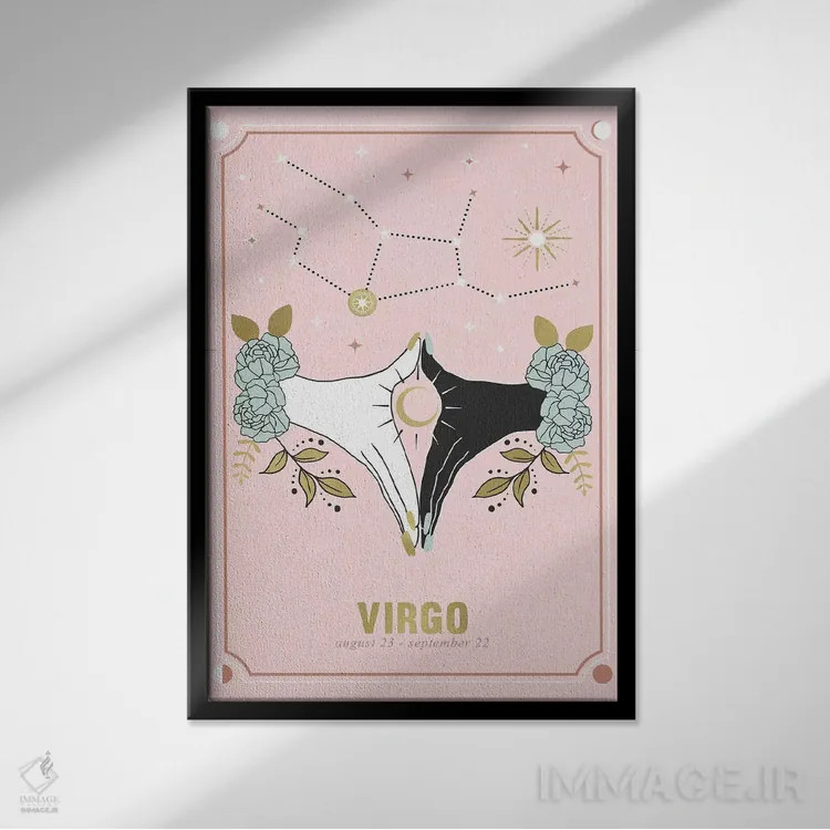 تابلو دکوراتیو برج سنبله اثر امانوئلا کاراتونی - نمای قابدار مشکی