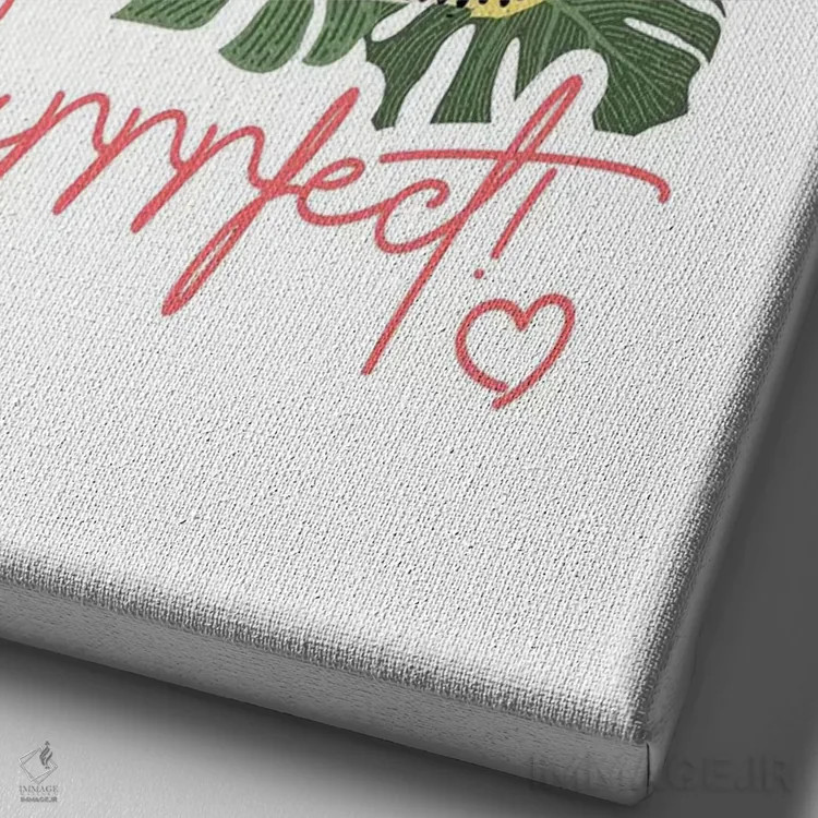 تابلو دکوراتیو تو عالی هستی اثر امانوئلا کاراتونی - نمای نزدیک بافت بوم