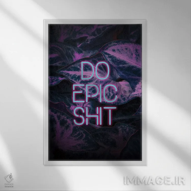 تابلو دکوراتیو کارهای فوق العاده انجام بده اثر امانوئلا کاراتونی - نمای قابدار سفید