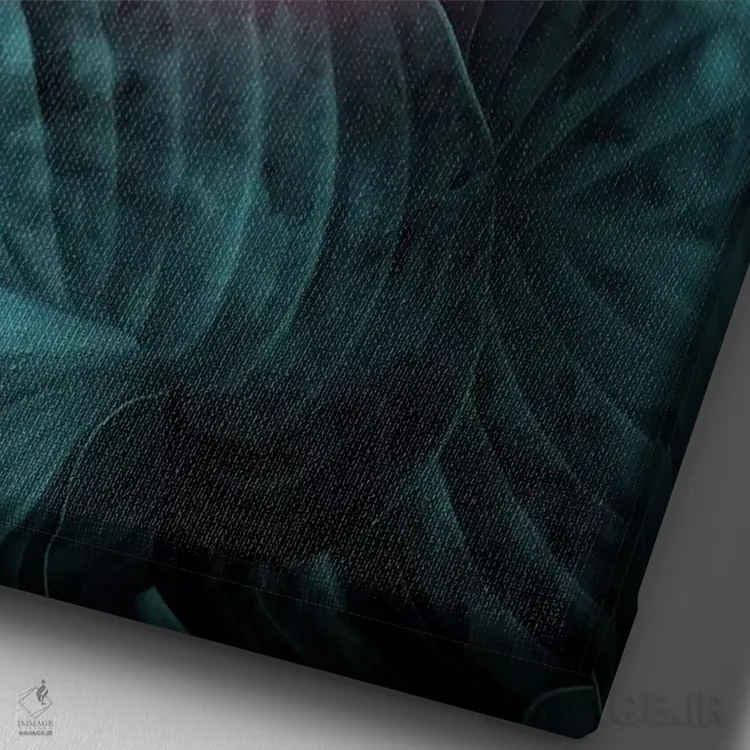 تابلو مدرن به رویا ادامه بده اثر امانوئلا کاراتونی - نمای نزدیک بافت بوم