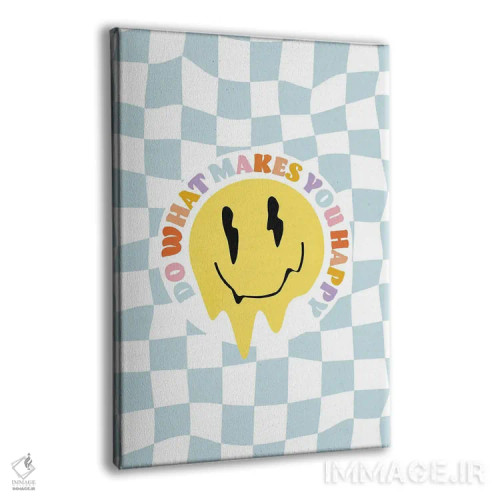 تابلو دکوراتیو کاری را بکن که تو را خوشحال می کند اثر امانوئلا کاراتونی - نمای پرسپکتیو محصول