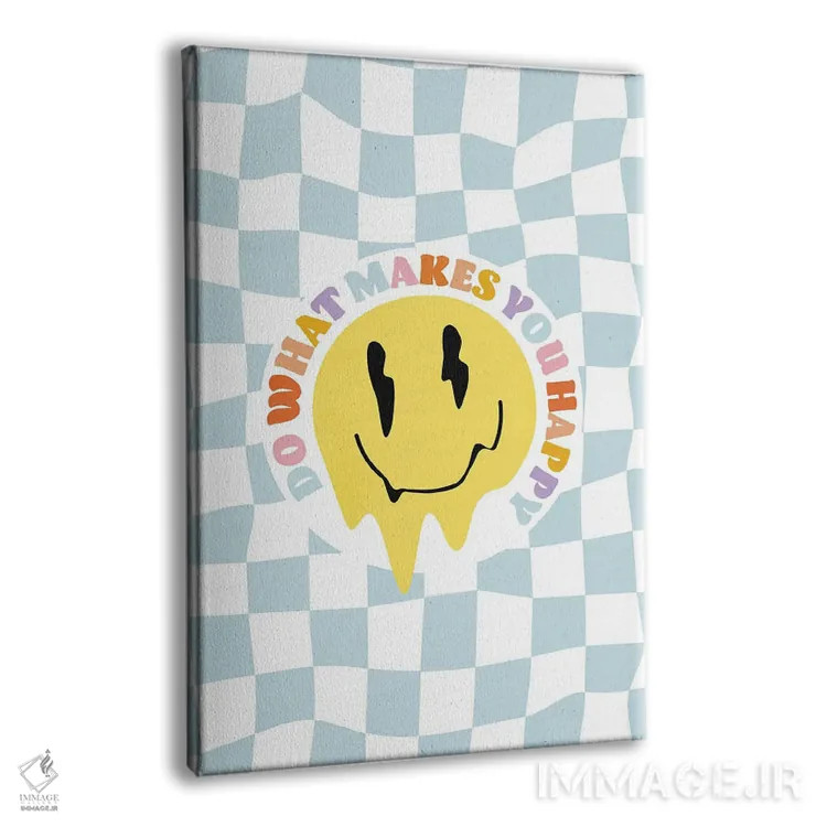 تابلو دکوراتیو کاری را بکن که تو را خوشحال می کند اثر امانوئلا کاراتونی - نمای پرسپکتیو محصول