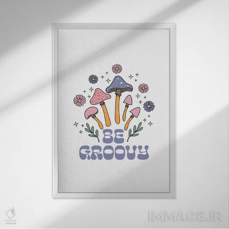 تابلو دکوراتیو خوش ذوق باش اثر امانوئلا کاراتونی - نمای قابدار سفید