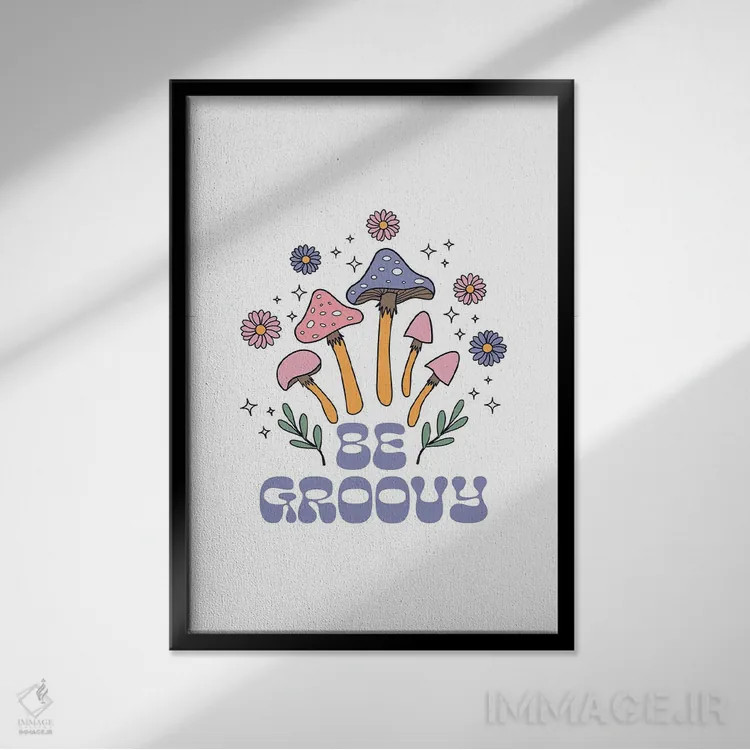 تابلو دکوراتیو خوش ذوق باش اثر امانوئلا کاراتونی - نمای قابدار مشکی