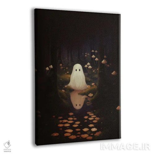 تابلو دکوراتیو روح قارچ ها اثر امانوئلا کاراتونی - نمای پرسپکتیو محصول