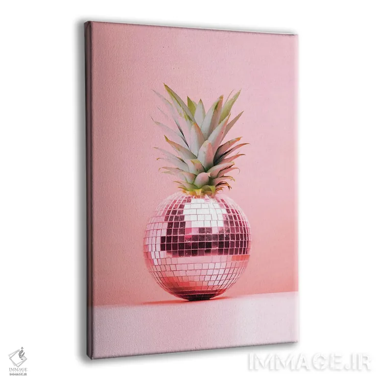 تابلو دکوراتیو آناناس هلو فاز اثر امانوئلا کاراتونی - نمای پرسپکتیو محصول