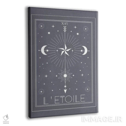 تابلو مدرن ستاره اثر امانوئلا کاراتونی - نمای پرسپکتیو محصول